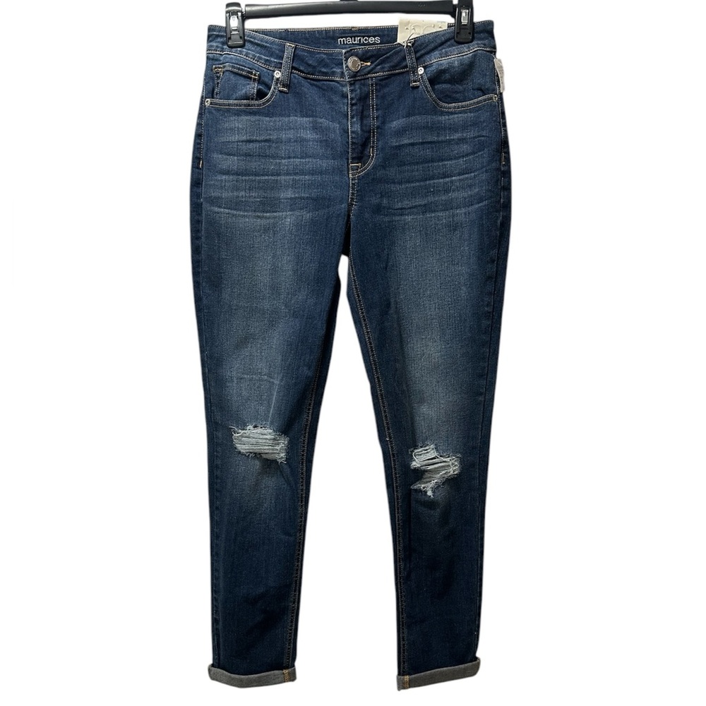 Maurices Mid Rise Denim Flex Boyfriend Jeans
